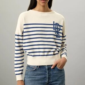 Striped Logo Knit Sweater Ralph Lauren